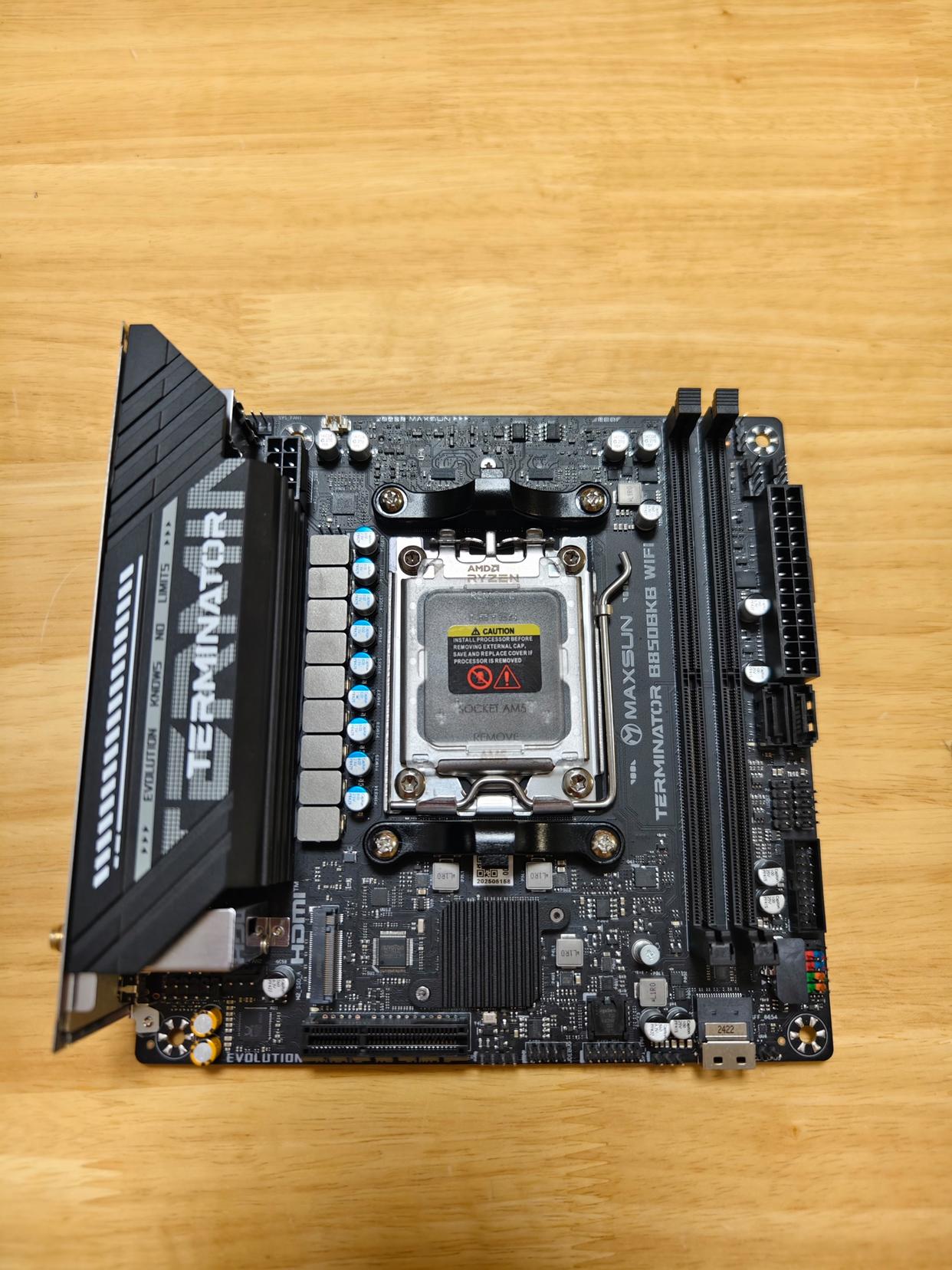 铭瑄推出全新AMD平台BKB板型主板：终结者B850BKB WIFI